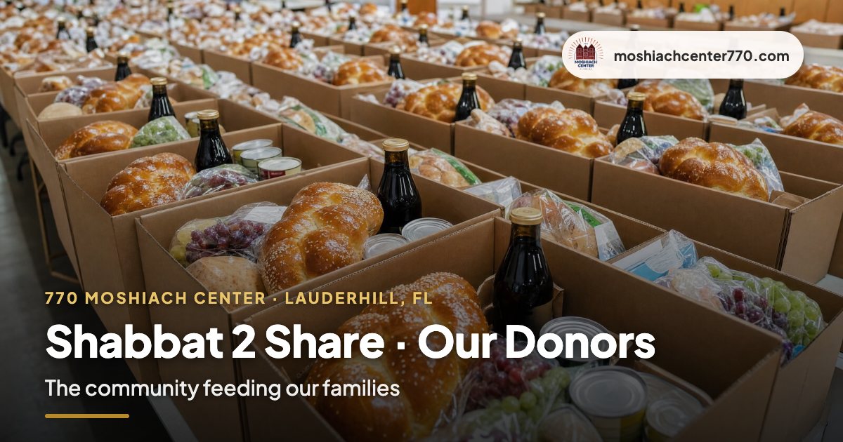 Meet Our Donors — Shabbat 2 Share