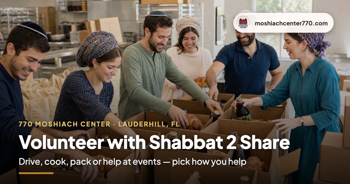 Volunteer with Shabbat 2 Share