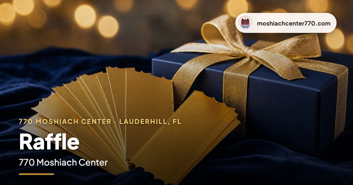 Grand Chanukah Raffle 2025